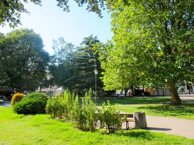 Koselige små parker midt i bykjernen